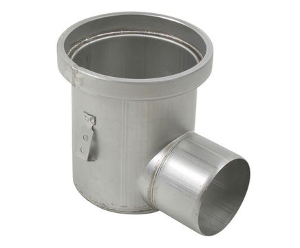 Industrial 200 drain, resin floors, horizontal outlet