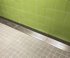 Shower drainage at new Sedbergh Leisure Centre