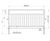 Galvanised steel pedestrian guardrail with sight gap 1