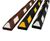 Wheel Stops - recycled rubber car park bay marker with reflective stripes 1