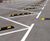 Wheel Stops - recycled rubber car park bay marker with reflective stripes 0