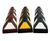 Wheel Stops - recycled rubber car park bay marker with reflective stripes 2