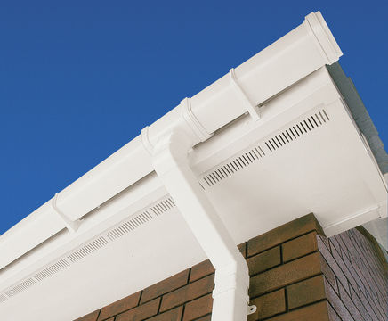 PVC-U vented soffit boards