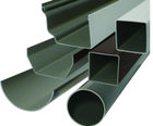 PVC-U half round guttering with high recycled content