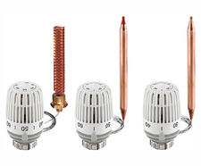 Thermostatic head K with contact or immersion sensor