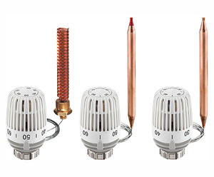 Thermostatic head K with contact or immersion sensor
