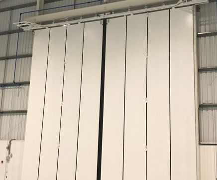 Sonafold - top-hung acoustic insulated folding doors