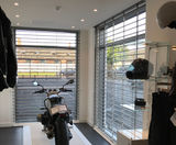 Security grilles - Williams BMW Motorrad showroom - on this page