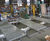 Bespoke folding doors with vehicle motif secure Dutch mall 4