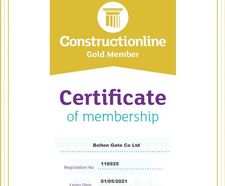 Bolton Gate confirm Constructionline Gold accreditation