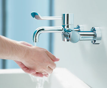 Markwik 21+ thermostatic tap mixers for hospitals