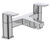Cerafine D - chrome tap mixer taps with or without pop-up wastes 2