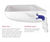Contour 21+ - 50cm back outlet ceramic washbasin (hospital and commercial) 2