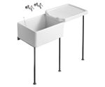 Belfast S5827 - heavy-duty fireclay utility sink for commercial kitchens