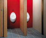 Contour S6110(01) - 67cm vitreous china urinal for panel mounting