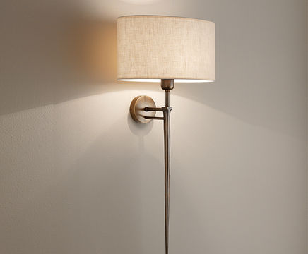 Metal Sculpture - solid brass wall lights