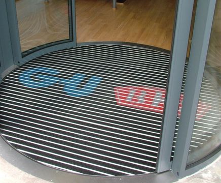 Aluminium Logo Mat for heavily trafficked areas
