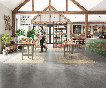 Polysafe™  Wood FX PUR safety flooring