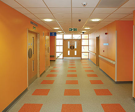 Polyflor Prestige PUR homogeneous vinyl flooring