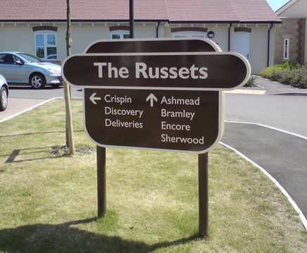 Bespoke post-mounted signs