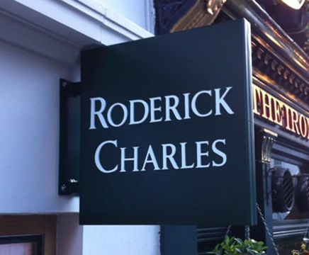 Bespoke external projecting signs