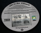 Stainless steel engraved plaques with satin finish