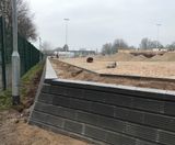 Slopeloc blocks help create perimeter wall for 3G pitch - on this page