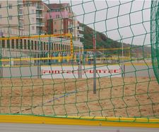 Permanent beach volleyball equipment