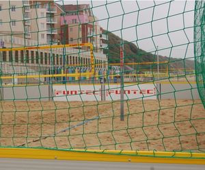 Permanent beach volleyball equipment