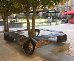 Bespoke art tree seats