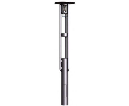 Kinver mild steel, pedestal-type illuminated bollard