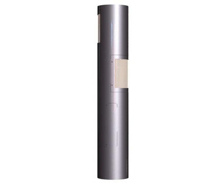 Ark - galvanised steel illuminated bollard up to 4m high