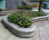 Bespoke natural stone street furniture and features - on this page