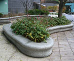 Bespoke natural stone street furniture and features