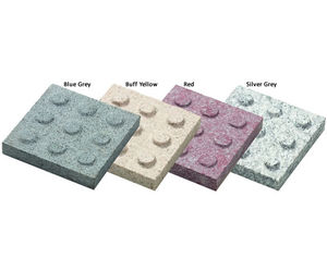 Blister Tactile granite paving