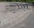 Red granite cropped paving setts 1