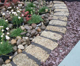 Yellow granite cropped paving setts - on this page