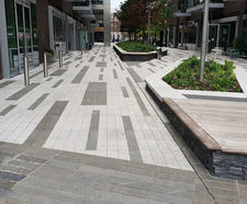 Natural stone elements for public realm - Aldgate