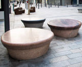 Bespoke natural stone seats and benches - on this page