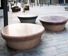 Bespoke natural stone seats and benches