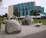 Natural stone mixed glacial boulders