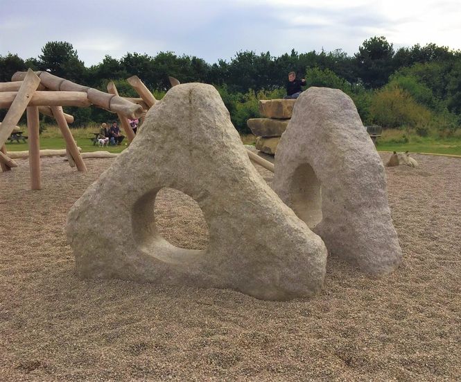 Gravelsafe® impact absorbing safety surfacing CED Stone Group