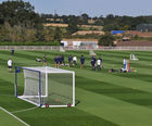 Customised portable box goal for Tottenham Hotspur FC
