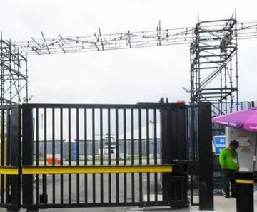 Frontier Pitts protection at the London 2012 Games
