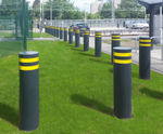 Terra Neptune - PAS 68 static steel HVM anti-ram bollard (7.5t @ 40mph)