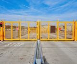 High security interlock bi-fold gate system for airport - on this page