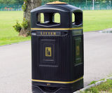 Glasdon Jubilee™ 110-litre litter bin - on this page