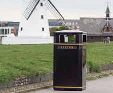 Invicta™ mild steel litter bin