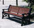 Stanford™ - heritage-style recycled aluminium and plastic seat 1
