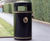 Metal Chieftain™ litter bin 0